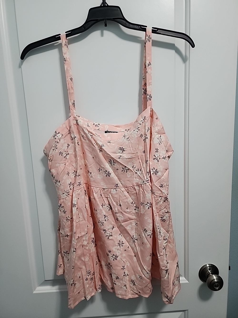 torrid Light Pink Floral Spaghetti Strap Cami NWT